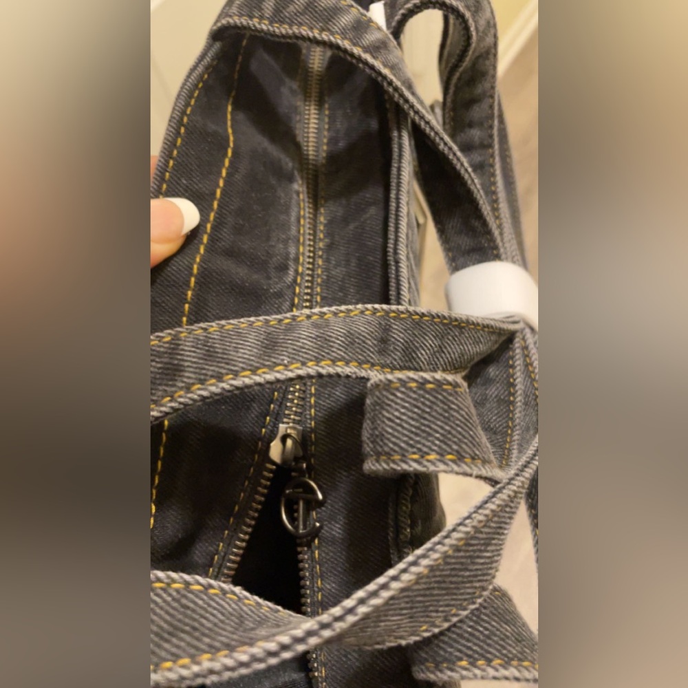 Brand New Authentic Black Denim Medium Telfar Shopper - Picture 5 of 6